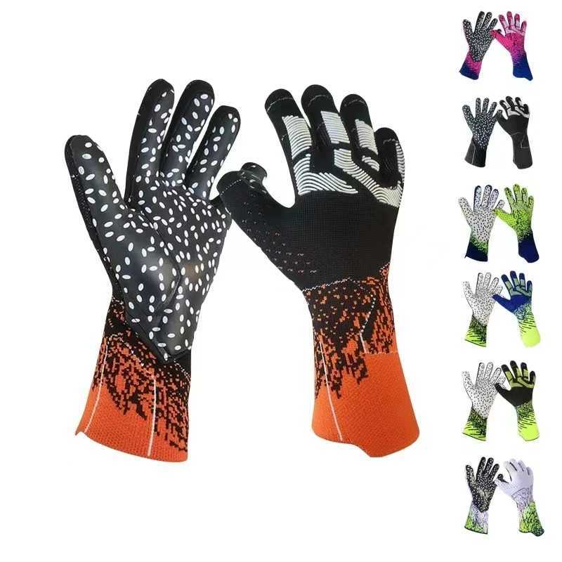 Latex goalkeeper gloves thick football professional protection adult and youth goalkeeper football goalkeeper football glovesXJ250412