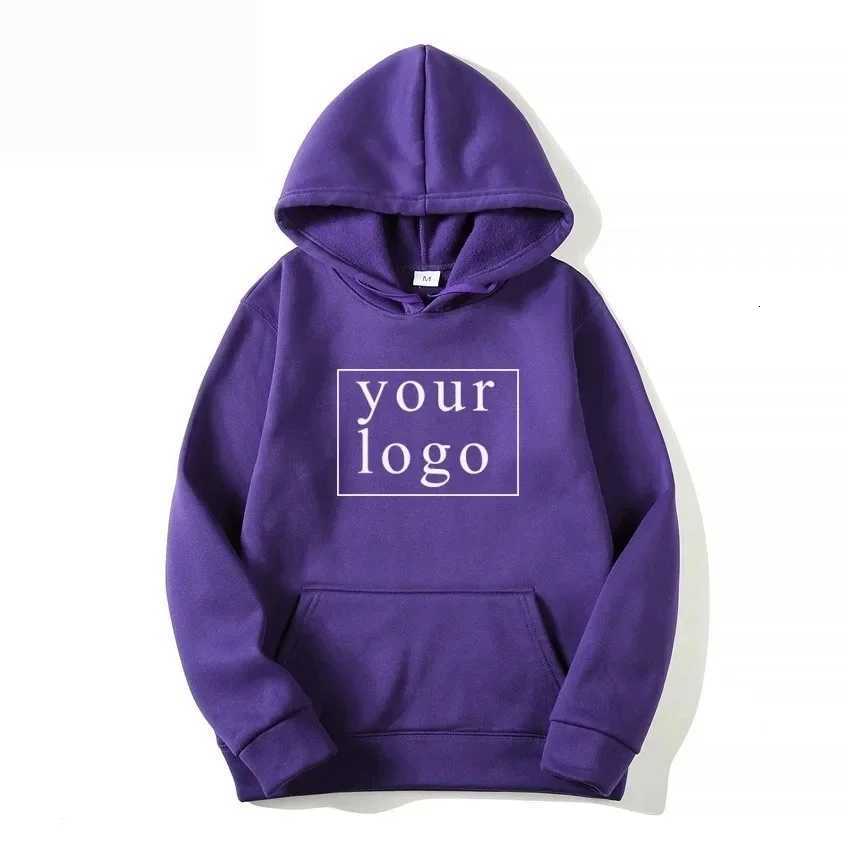 POD customization 2024 Man Woman Casual Custom Printed Text DIY Hoodie Customized Personalized Hoody Custom Hoodies Text SweatshirtT251112