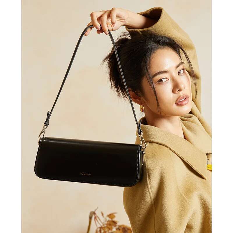 Designer Bag New Genuine Leather Women's Underarm High Quality Female Commute Handbags Simple Shoulder Crossbody Bags Classic Totes 2024