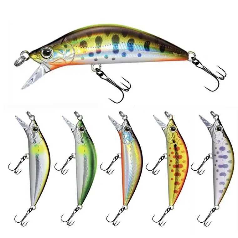 50mm 4.5g Fishing Magnet Weight System Long Casting New Model Lure Minnow Hard Bait Dive 0.8-1.2m Quality Wobblers Bass Z250411