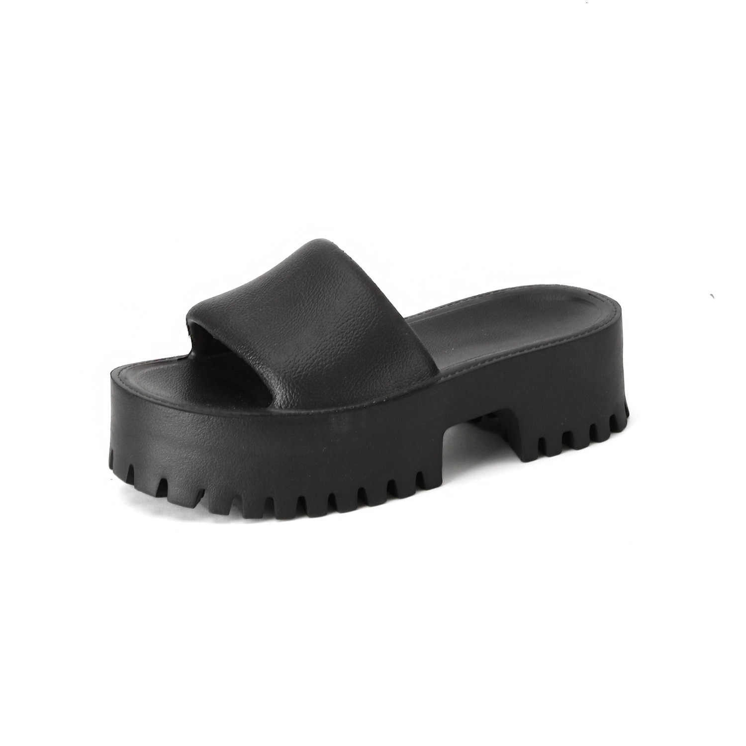 New women's slippers for outerwear, thick sole, super high heels, Instagram fashion, internet celebrity, EVA cool casual, one size large