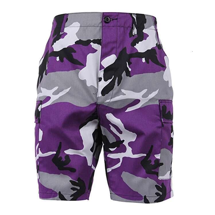 2023 Hip Hop New Design Multi-Pocket Fashion High Quality Knee Length Outwear Clothing casual style Men Camouflage Shorts