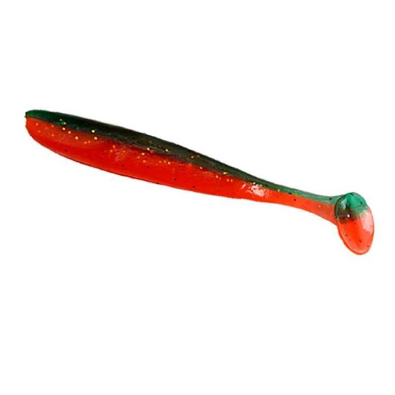 10pcs/Lot Soft Lures 55mm 70mm T Tail Jigging Wobblers Fishing Lure Tackle Double Color Bass Pike Aritificial Silicone Swimbait Z250411