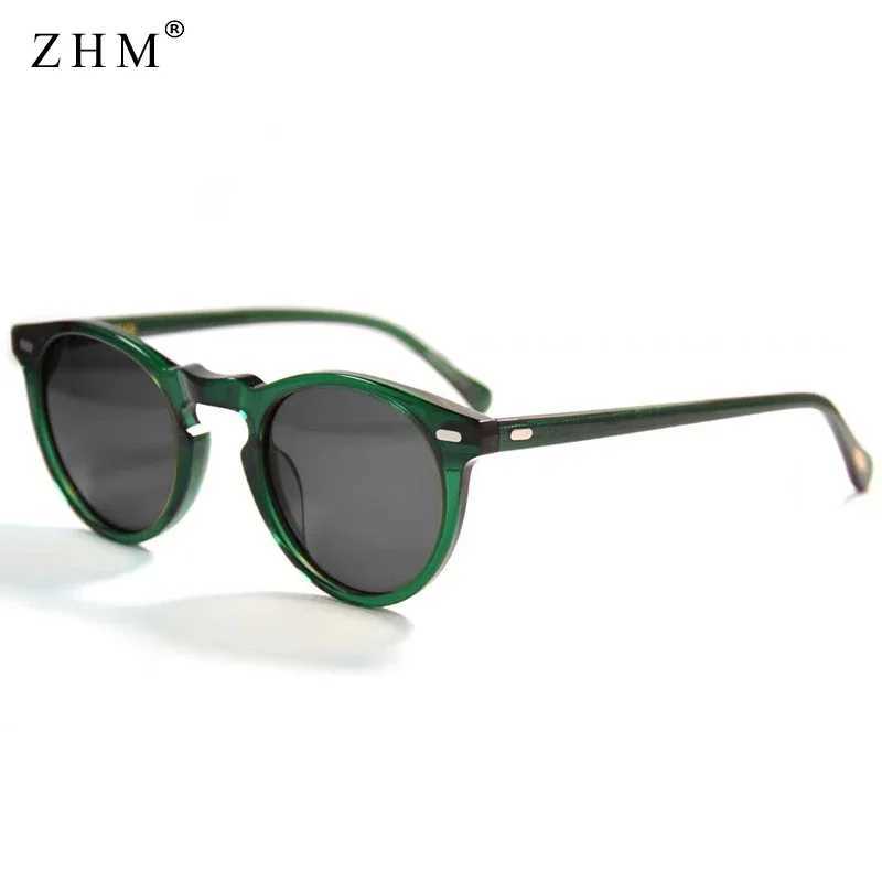 New Retro Polarized Sunglasses Men Women Fashion Small Round Sun Glasses For Male Female Literary Vintage Shades Driving Eyewear Z250411