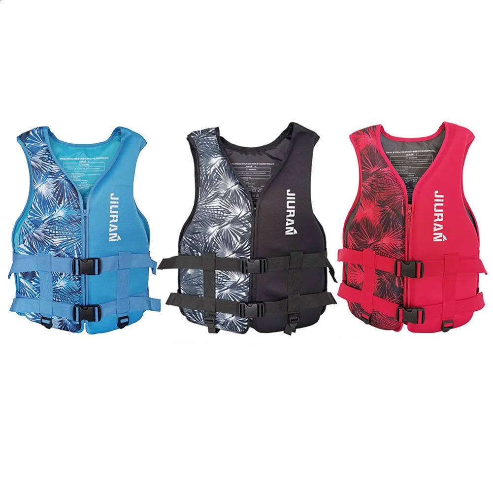 Adjustable Drifting Safety Vest Warm Water Sports Life Jacket Wear-resistant Soft Safe Multipurpose for Swimming Sea Fishing 250411
