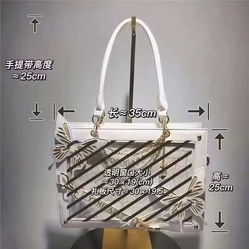 New Original Niche Design Ulzzang Ita JK Uniform Handheld Tote Girl Lolita Gothic Spider Web Dark Series Bag