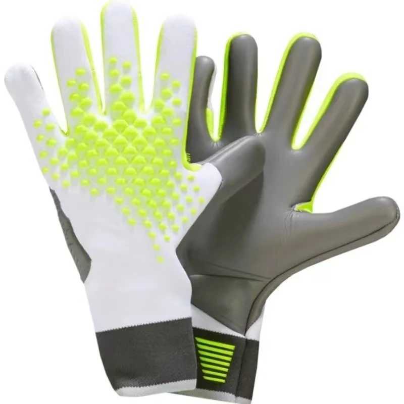 Football gloves for children adult football goalkeepers thick latex strong grip goalkeepers training matches durable gloves for children goalkeepersXJ