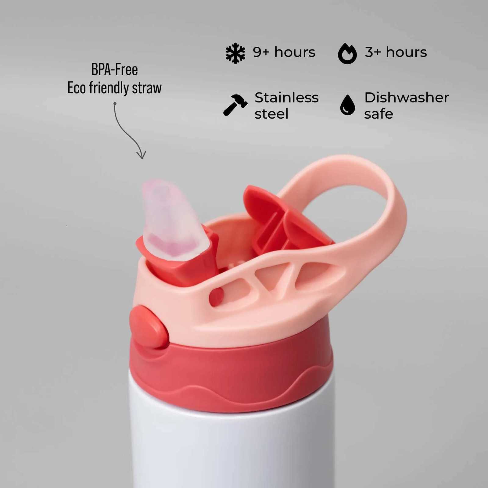 Christmas Personalized Kids Portable Insulated Cup Custom Text Leak Proof Thermal Mug Christmas Halloween Drinkware Birthday Gift Y251112