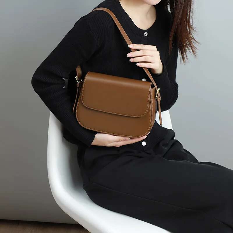Designer Bag Genuine Leather Woman Small Square Shoulder Handbags Ladies Crossbody Bags Designer Minimalism Tofu Bag