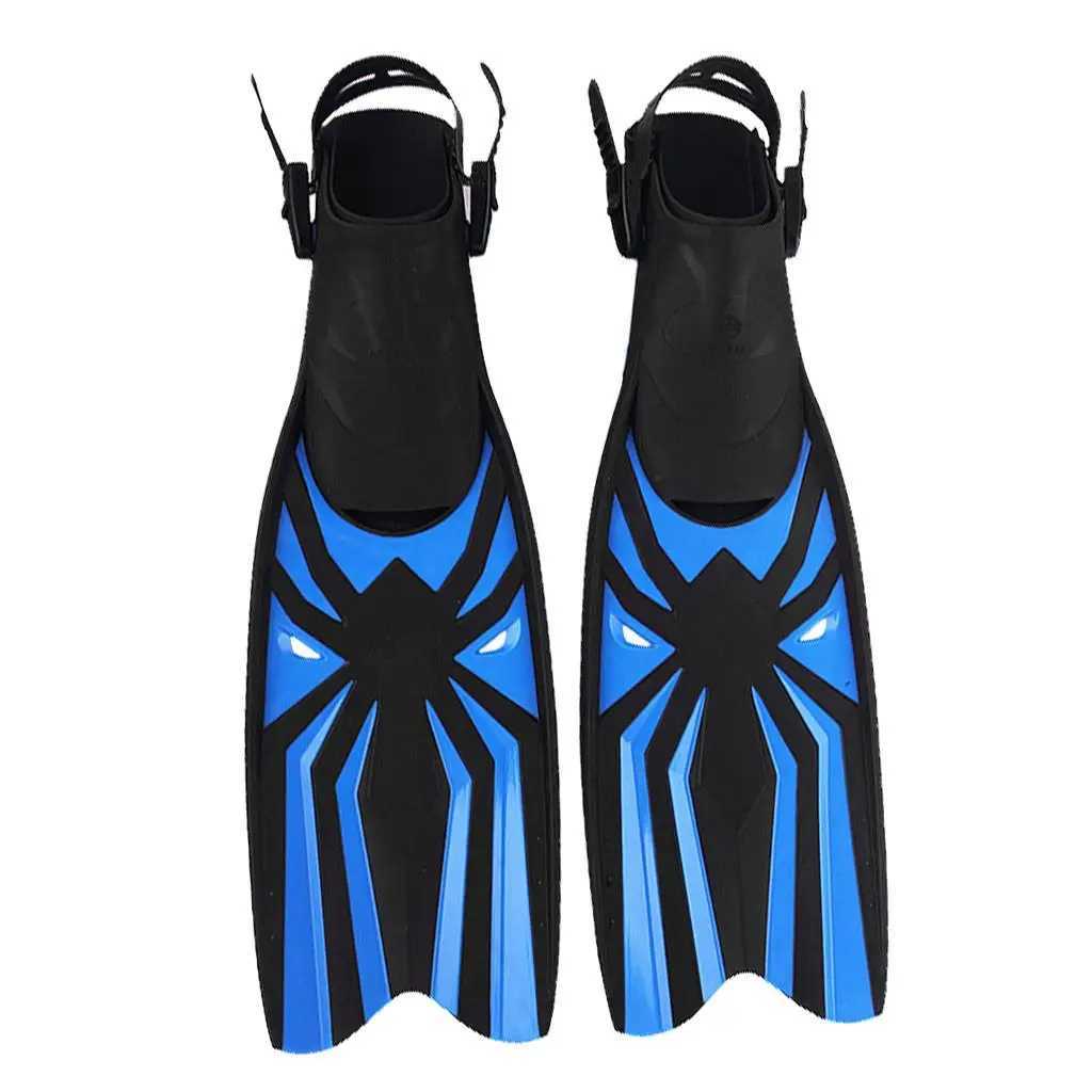 Adult inflatable fin swimming inflatable flip cover with adjustable strap open heel water fins female without diving gear equipmentY250412