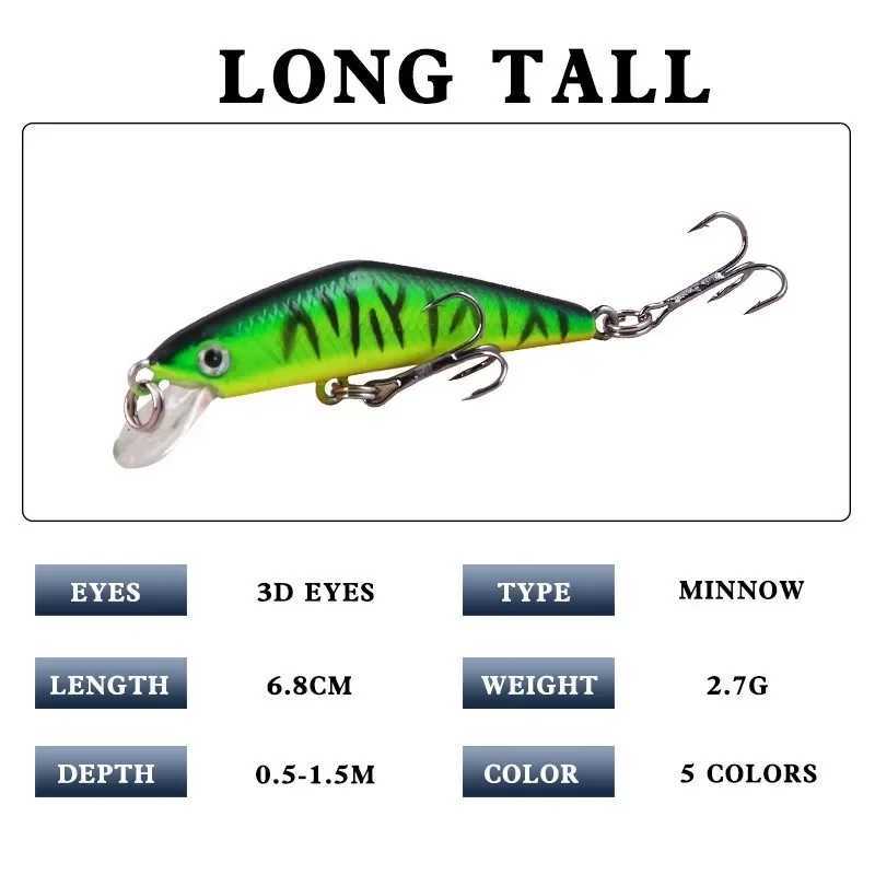 xgnvpy Sinking Minnow Wobbler FishingLure Japan Jerkbait Perch Mini Lures Hard Deep Artificial Bait Z250411