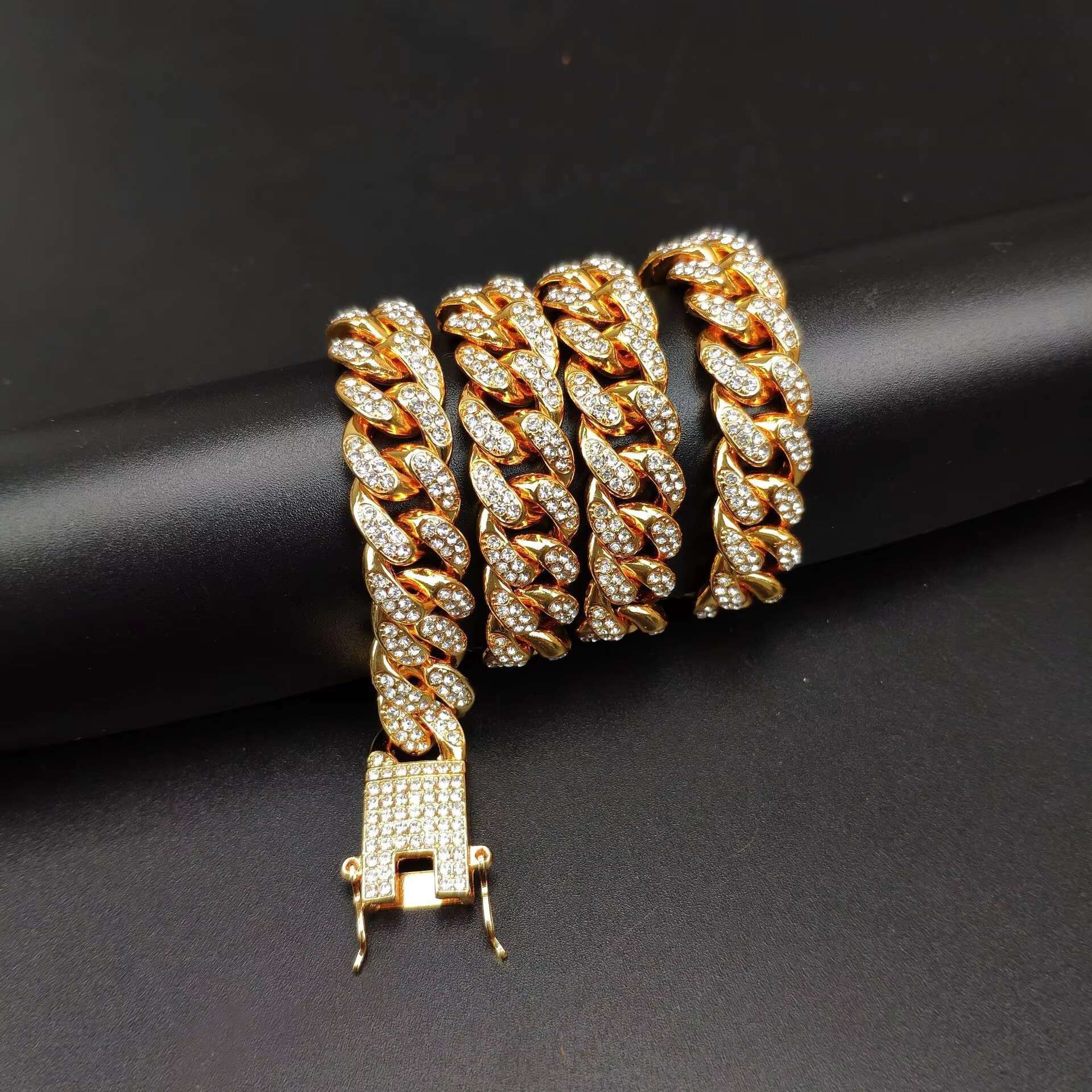 Sample Men's Jewelry Cadena Cuba Ice CZ Hip Hop Cuban Necklace