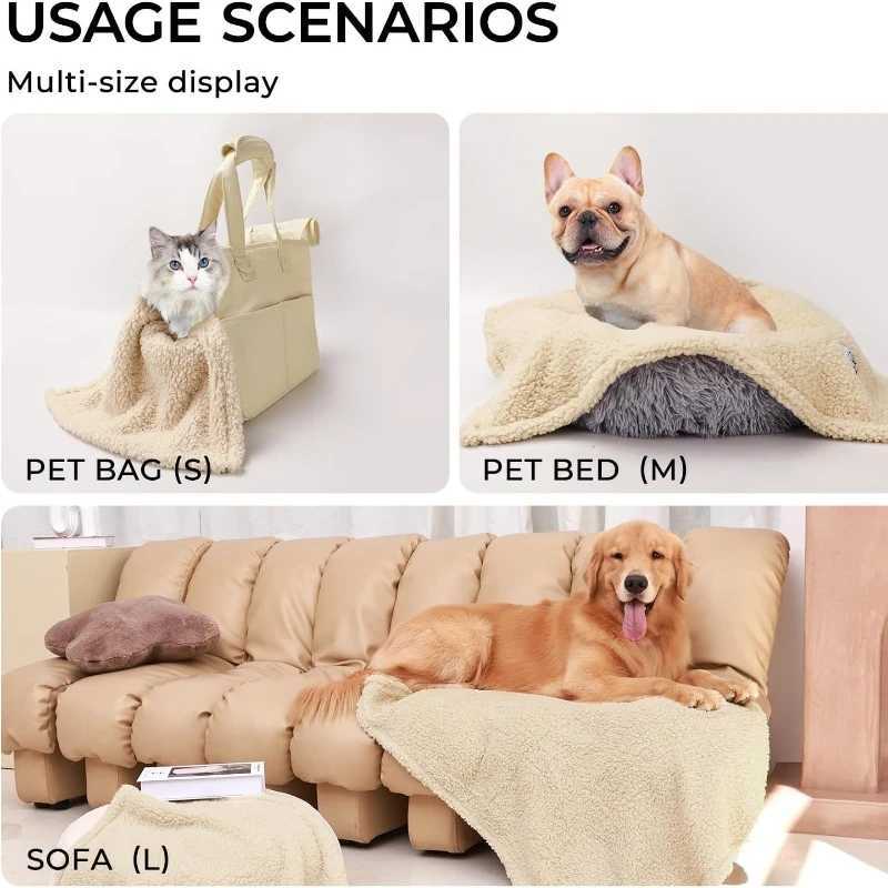 Comfortable blankets fluffy and soft Sherpa high-quality wool pet blankets for dogs puppies cats cushions sofas furniture protective covers X250412