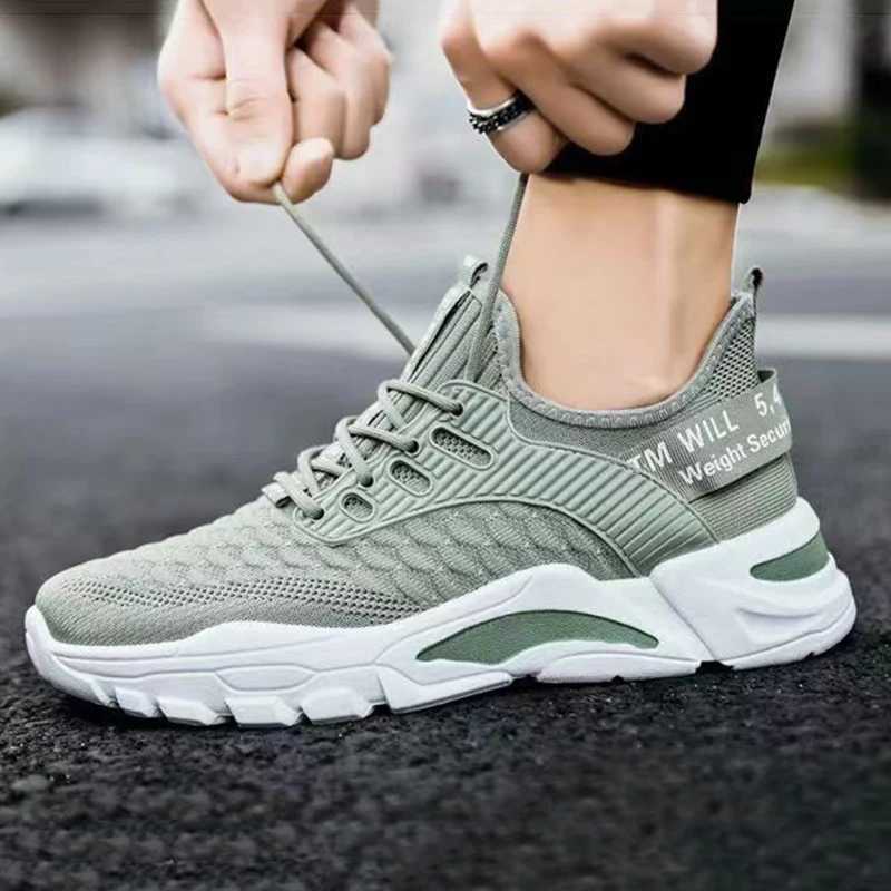 Summer Men Casual Shoes Breathable Mesh Mens Shoes Lightweight Running Sneakers Soft Jogging Tennis Sport Shoes Size 39-44 Z250411