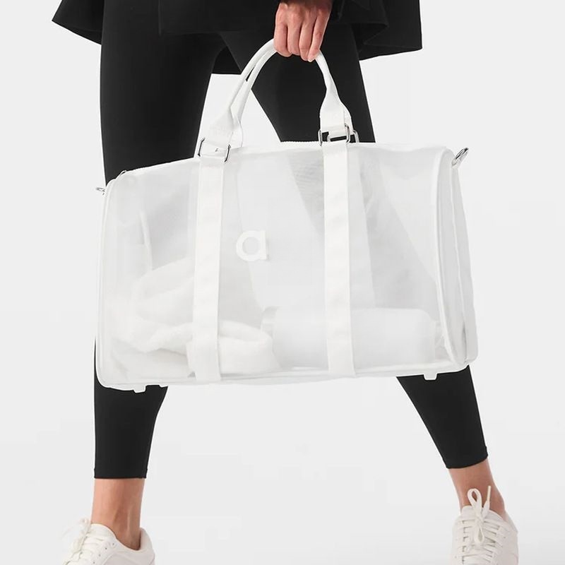 2025 AAA Fashion Women Designer Men And Women Fiess Handheld Alobags Tote Bags Yoga Large Capacity Short Distance Travel Bag Canvas Shopper Humbags