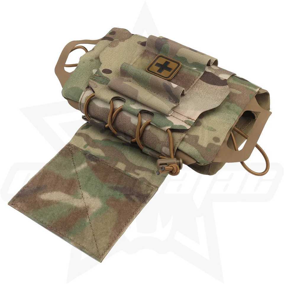 OphidianTac IFAK Kits Medium First Aid KitEDC Storage Bag for Camping Hunting Emergency Molle Bag Vest Accessories Z250411