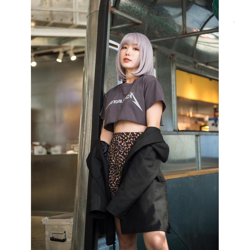 Medium-length straight hair fully hined 14 inches heat-resistant fiber high temperature silk dyeable and permable bangs synthetic wig Short Bob Wigs f