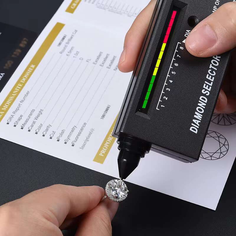 Gra Certified 0.5ct 1ct Round Cut Moissanite Diamond square Stud Earrings for Women 925 Sterling Silver Luxury Jewelry Set