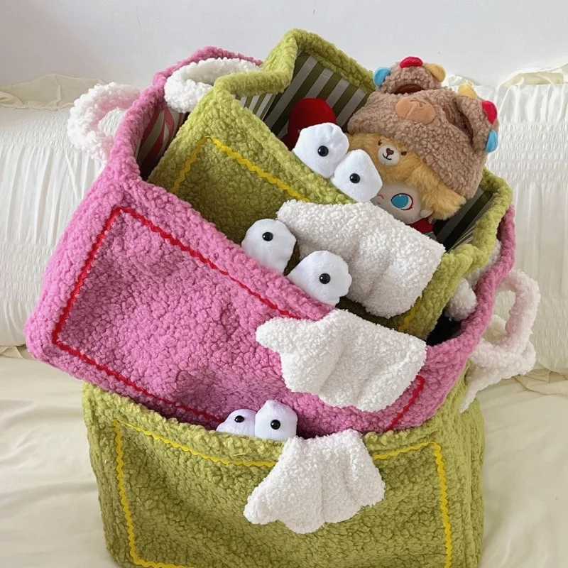 Miscellaneous Snacks Toys Sorting Basket He Toy Basket Cute Decoration Storage Basket Cartoon Foldable Dirty Clothes Basket Y251112