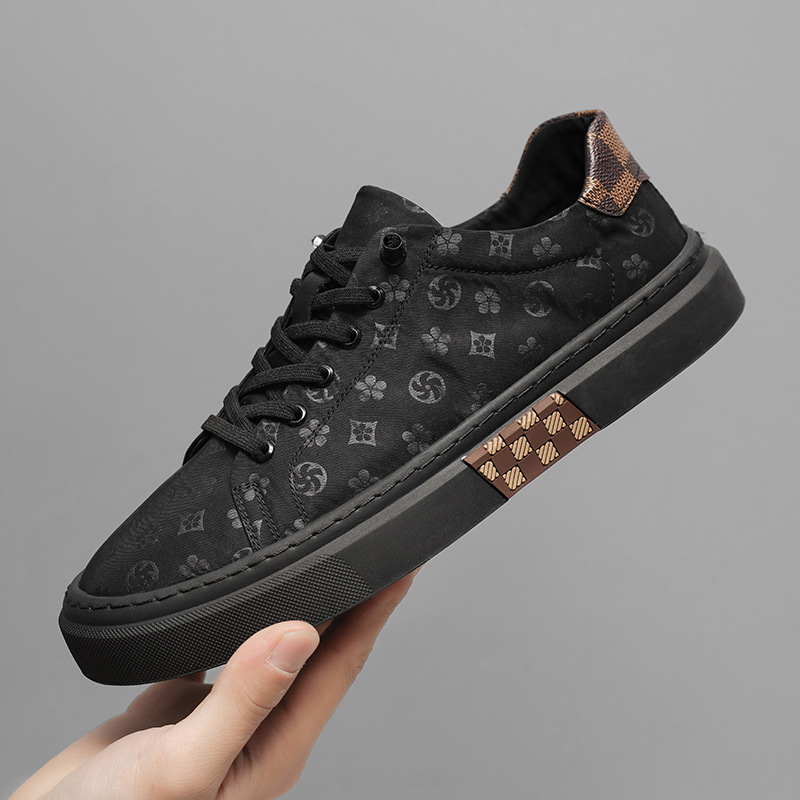 Fashion Classic Trend Print Sneakers New Style Men Casual Canvas shoes Street Style Cool Versatile Outdoor Shoes Sizes 38-44 Free Shipping