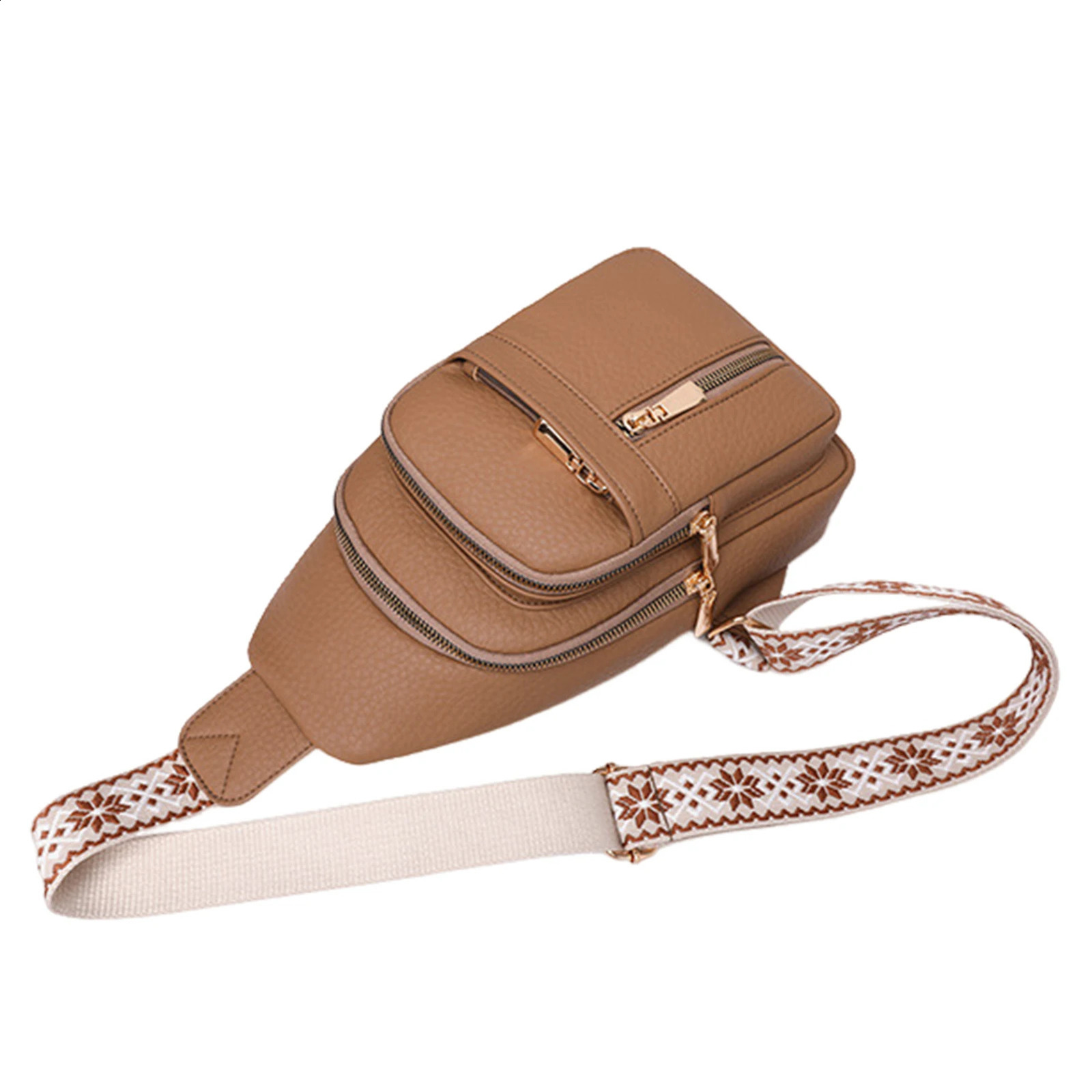 Fashion leisure bags highquality shoulder cross body Pu leather waterproof messenger travel bicycles 250401