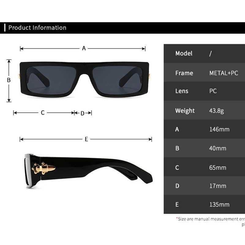 Fashion Vintage Rectangle Sunglasses Women Men Luxury Brand Designer Small Frame Flat Top Gradient Sun Glasses For Female UV400 Z250411