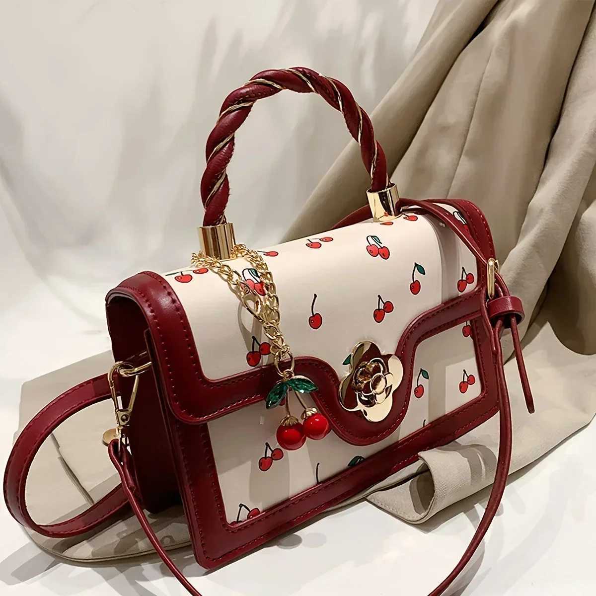 High quality textured womens Fi handbag new style fashionable messenger bag multi-color small square bagXJ250412