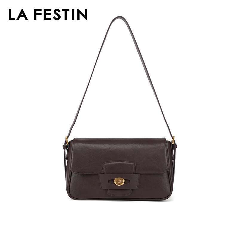 LA FESTIN Original Brand Women Casual Shoulder Crossbody Square Leather Classic Retro Female High Quality Bag