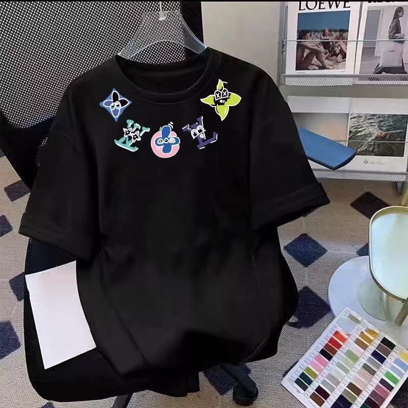 Men's T-Shirts Summer short-sleeved casual new T-shirt brand designer luxurious men's fashion printed round-neck T-shirt cotton comfortable short-sleeved women's T-shirt