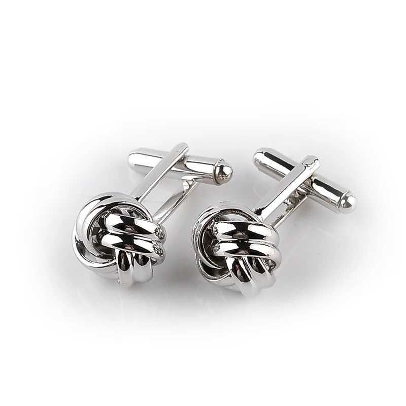 High quality mens shirt cufflinks gold-plated silver plated business and wedding French shirtsT250412