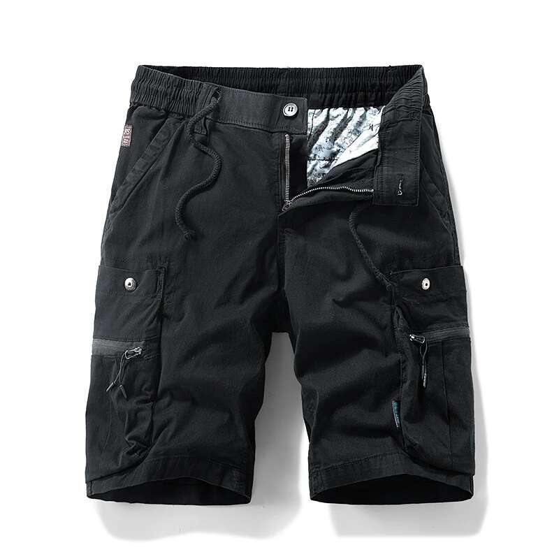 Summer Men Multi Pocket Cargo Casual Cotton Spring Mens Jogger Pants Fashion Beach Shorts Dropshipping LZLLTT