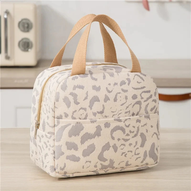 Female insulated bento bag aluminum foil rice bag student bento bag 250410