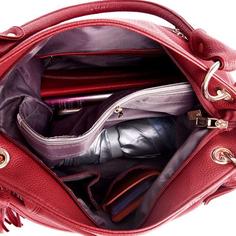 Soft Leather Handbags Messenger Designer Crossbody Bag Women Top-Handle Tote Shoulder Bags Bolsos Mujer
