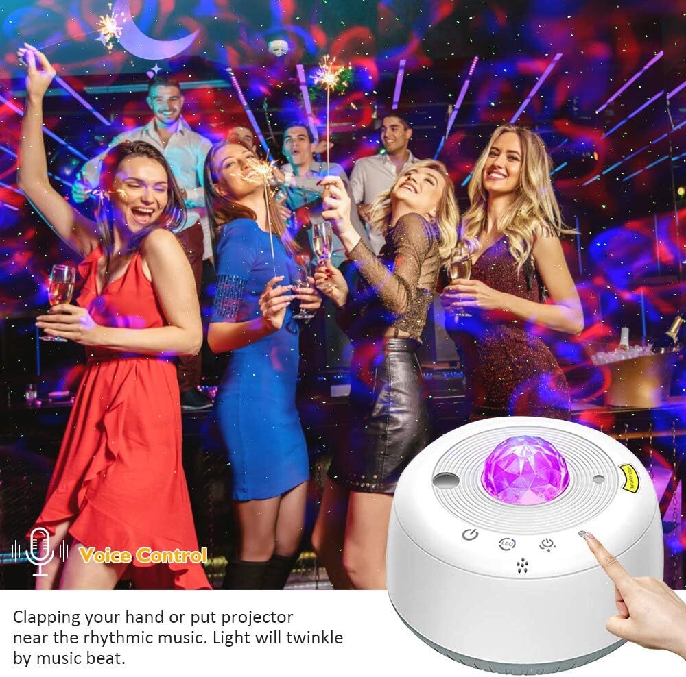 FL- Space Dish Moon Star Light, small night light romantic atmosphere projector light, gifts for children and adults