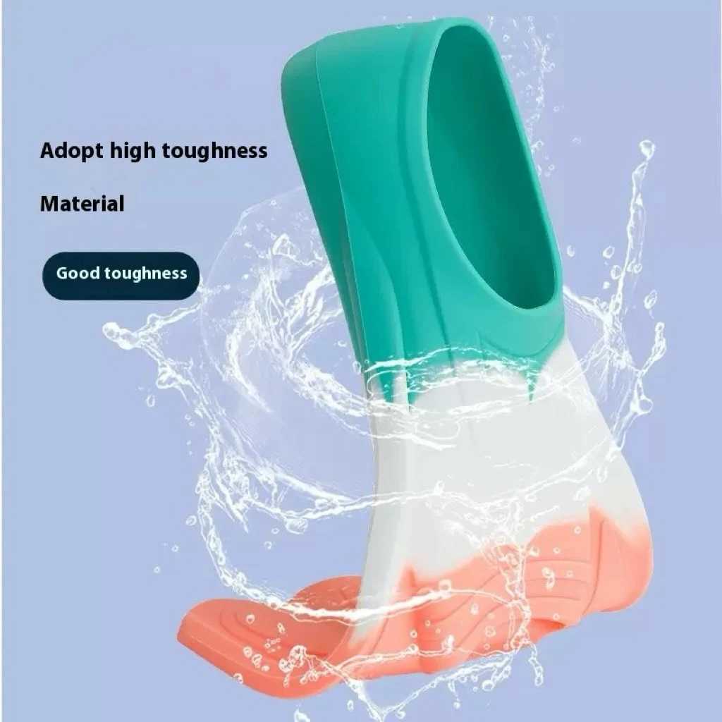 High performance adult swimming flip cover - a flashy silicone material for outdoor water sports and free diving practiceY250412
