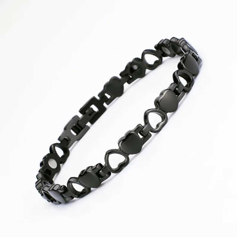 Love Magnet Health Care Womens Bracelet Health Care Magnetic Weight Loss Anti-Fatigue Therapy Bracelets Energy Jewelry 1PCC250411