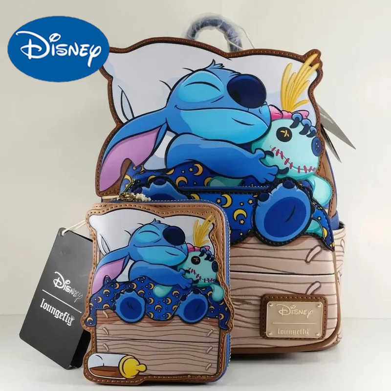 Disney Hot selling Loungefly Disney Sewing Bed Mini Backpack Purple Sewing Womens Christmas Gift X250412