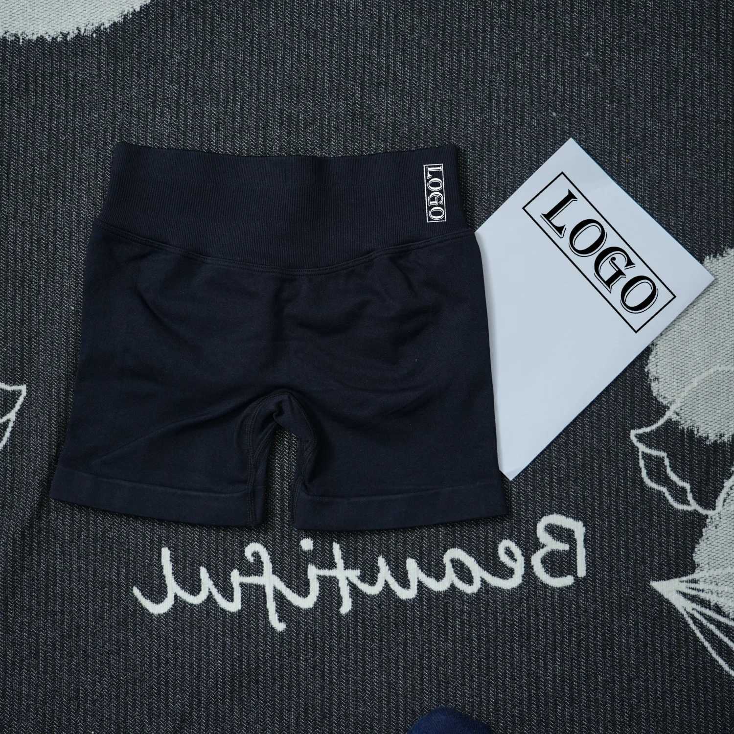 4.5 inch low waist seamless yoga shorts Scrunch Bum gym shorts exercise bike shorts stretch fitness shorts Y250412