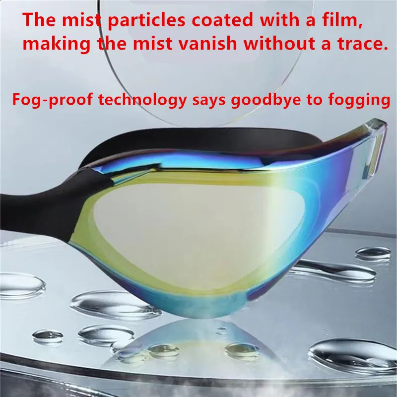 ARENA waterproof and anti fog racing professional high-definition swimming goggles UV400 competition training swimming equipment 250411