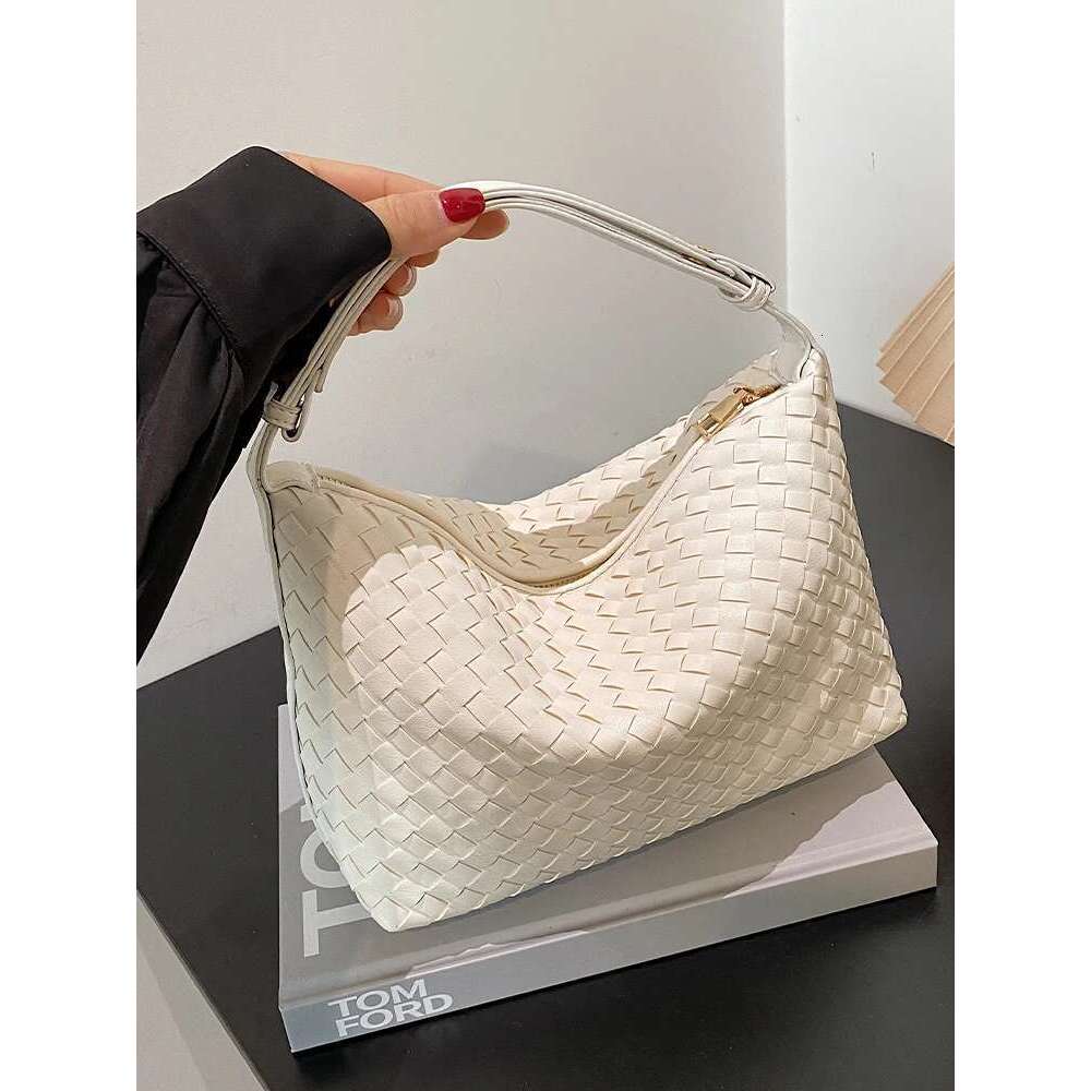 Lizzytsu Vintage Design Woven Women Korean Easymatch Shoulder Bags Fashion Streetwear Casual Totes Bag