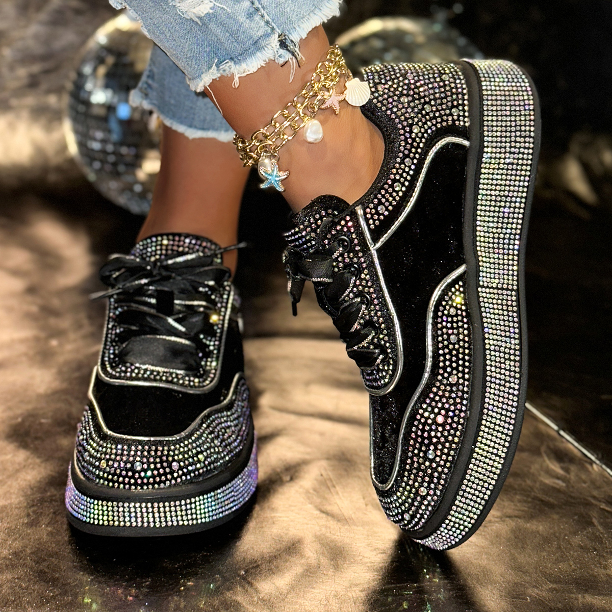 Chunky Sneakers Women Luxury Bling Running Shoes Fashion Casual Designer Breathable Height Increased Casual shoes High Quality Casual Tennis Shoes zap