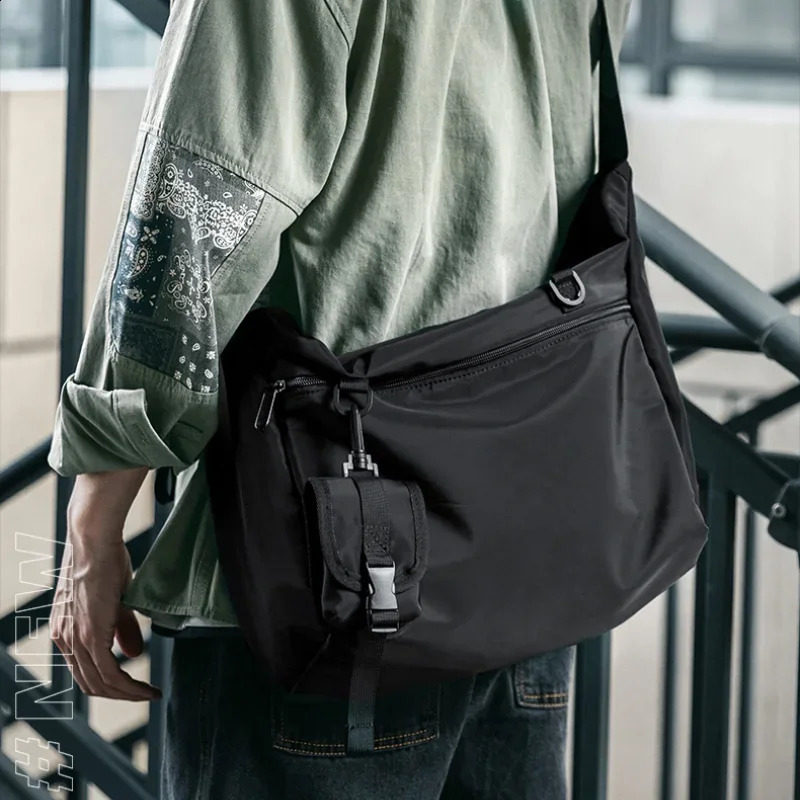 Korean cross body bag mens shoulder bag multifunctional bag casual messenger bag fashion mini bag 250411