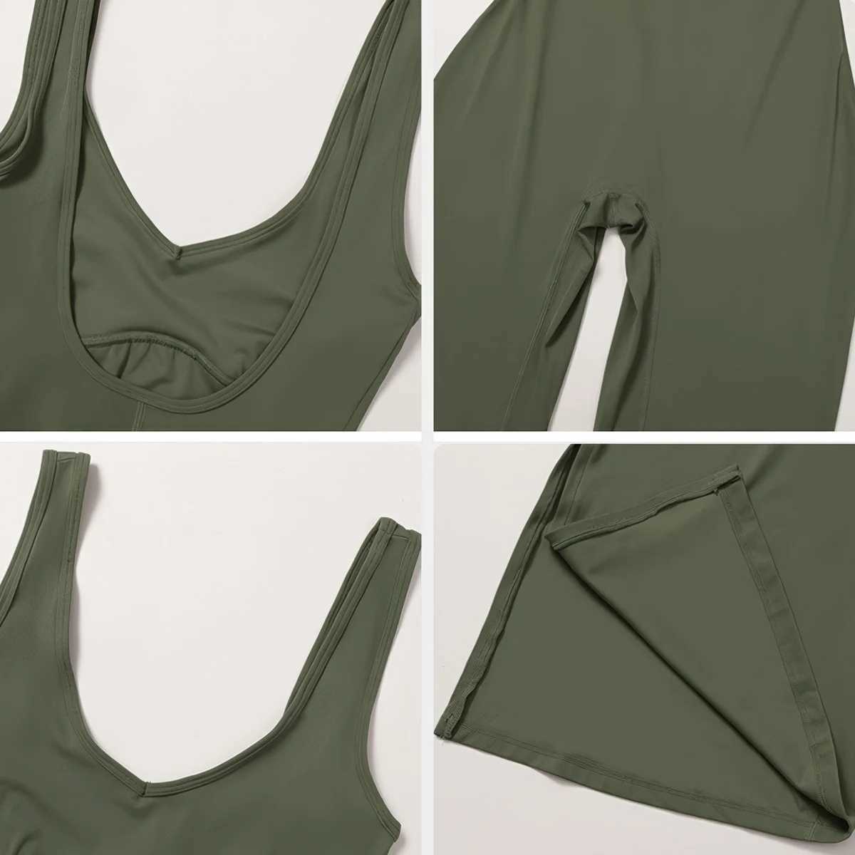 Women Jumpsuit Gym Set Training Yoga Suit Sportswear Sports Jumpsuit Fitness Rompers Stretch Workout Bodysuits J251112