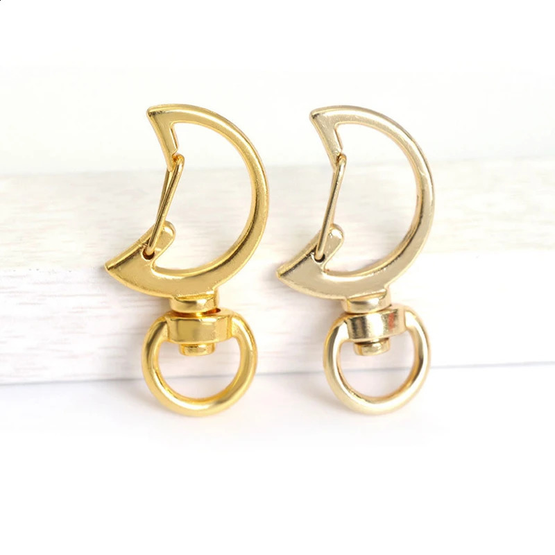 50 pieces of star heart moon pentagonal hollow keychain DIY accessories hook lobster buckle jewelry making discovery 250409