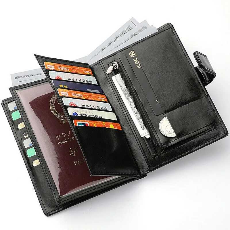 Mens short zipper wallet mens wallet card bag coin bag small passport cover casual mens wallet Z250411