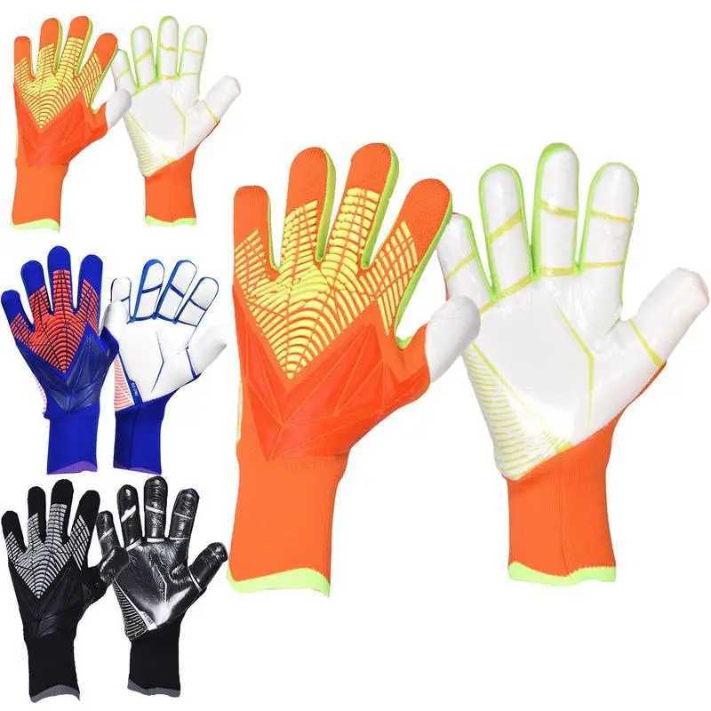 Silicone Soccer Goalkeeper Gloves Anti-slip Goalie Glove Football Goalie Gloves Finger Protection Soccer Equipment All For FootbW251112