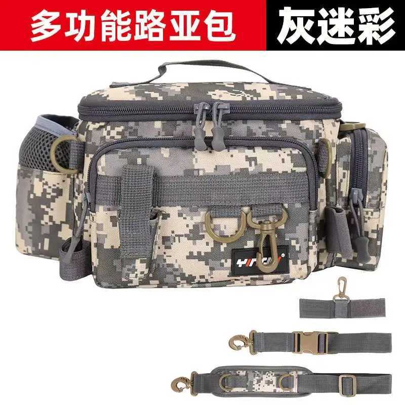 Multifunctional waist bag large capacity fishing rod bag special storage bag carp fishing gear bag lure bag Z250411