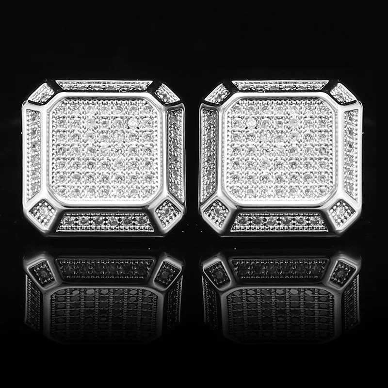 Wedding Cufflinks Zircon Rhinestone Mens Gifts Business Banquet Office Set Accessories Button Fashion French Shirt CufflinksT250412