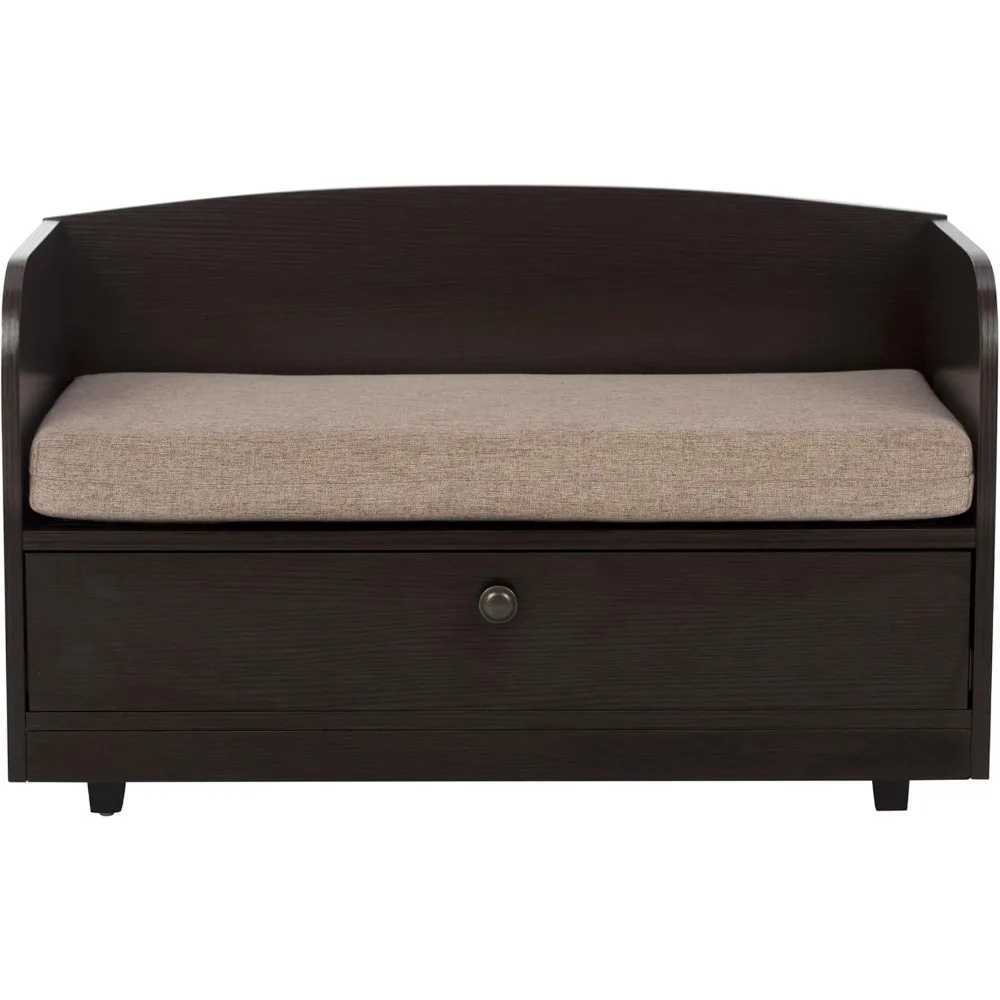 Paws with storage drawers espresso/sand and Perth pet bed X250412