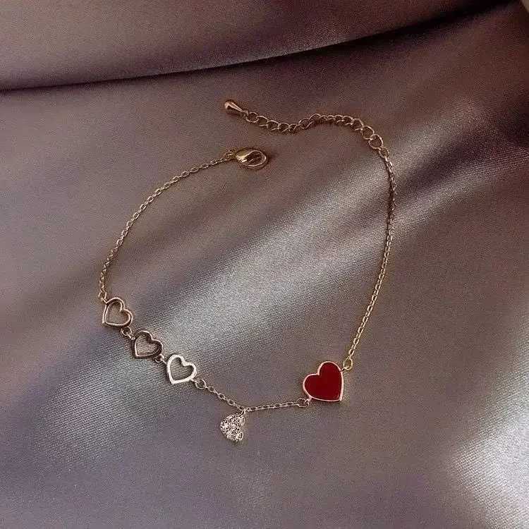 Beaded Bracelet Gold Color Chain Elegant Women Trendy Moon Star Romantic Bracelet Female Birthday GiftC250411